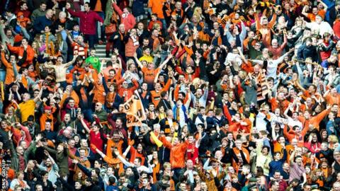 dundee united cup final scottish fans thrilled biggest ever support johnstone utd st