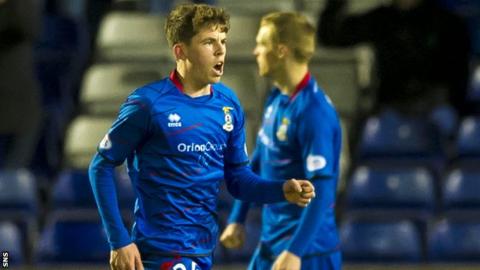 Inverness CT midfielder Ryan Christie