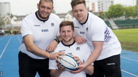 Gordon Reid, Finn Russell and Kevin Bryce