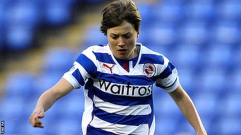 Francesca Kirby in action for Reading Ladies