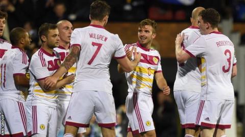 Scotland drew 2-2 with Nigeria ay Craven Cottage