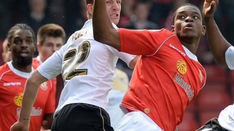 Crewe Alexandra loan striker Uche Ikpeazu