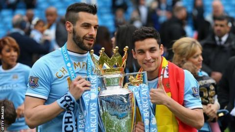 Alvaro Negredo and Jesus Navas