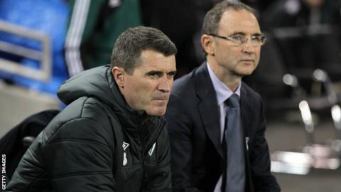 Roy Keane (left) and Martin O'Neill