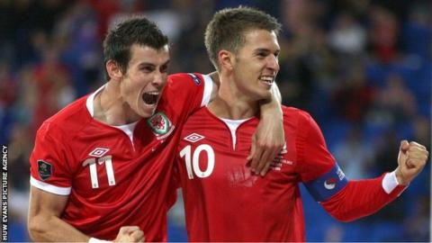 Gareth Bale and Aaron Ramsey