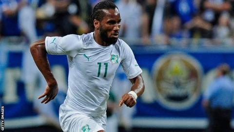 Ivory Coast's Didier Drogba