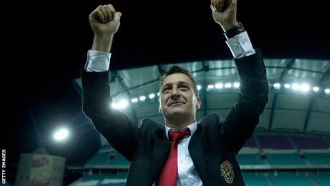 Gibraltar coach Allen Bula