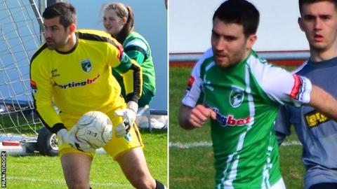 Chris Tardif (left) and Ross Allen