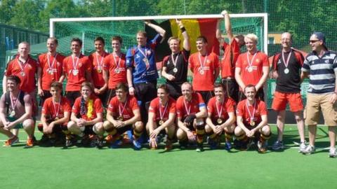 Banbridge celebrate their Champions Challenge success