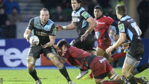 Glasgow Warriors in action against Toulon last season at Scotstoun