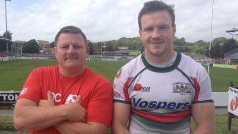Darren Crompton (left) and Iain Grieve