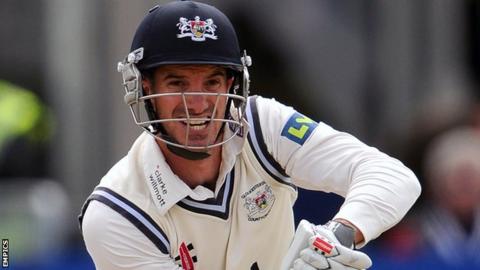 Michael Klinger batting for Gloucestershire