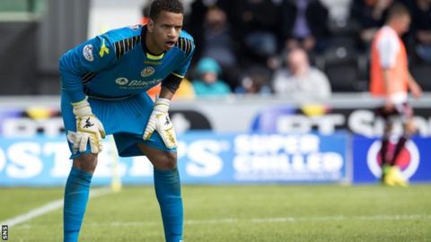 Goalkeeper Chris Dilo was signed by Tommy Craig's predecessor Danny Lennon