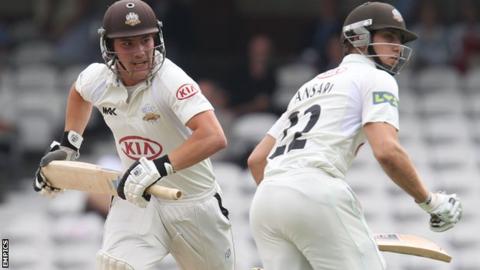 Rory Burns and Zafar Ansari
