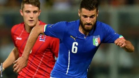 Italy and Lazio midfielder Antonio Candreva