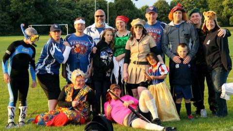 For the last game of every season the Vandals play in fancy dress