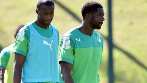 Ivory Coast: Yaya Toure and Kolo Toure
