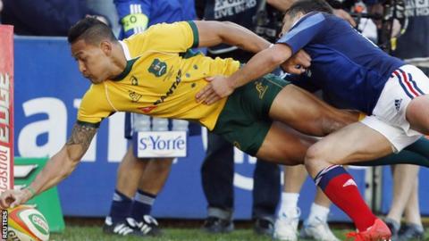 Australia's Israel Folau
