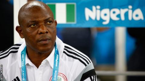 Nigeria coach Stephen Keshi