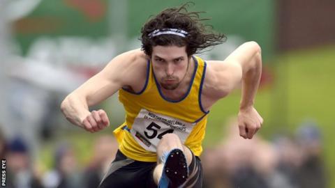 Ben Reynolds in action at the Northern Ireland Championships earlier this month