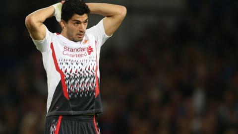 Liverpool's Luis Suarez