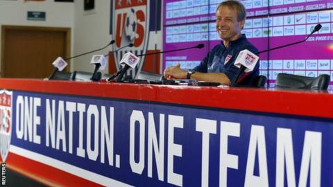 USA manager Jurgen Klinsmann