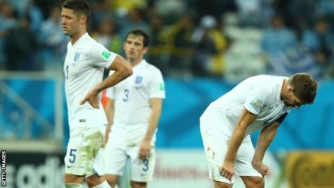 England suffer World Cup disappointment