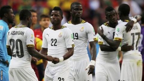 Ghana players