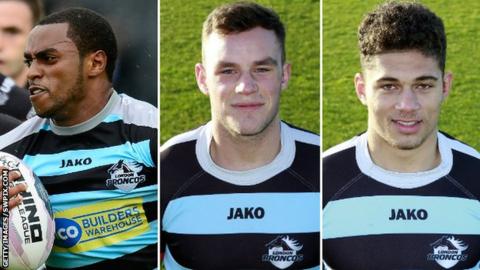 Iliess Macani, Joel Wicks and James Woodburn-Hall