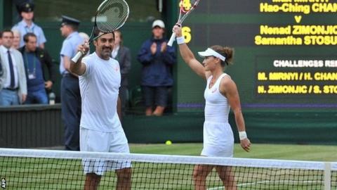 Nenad Zimonjic and Sam Stosur