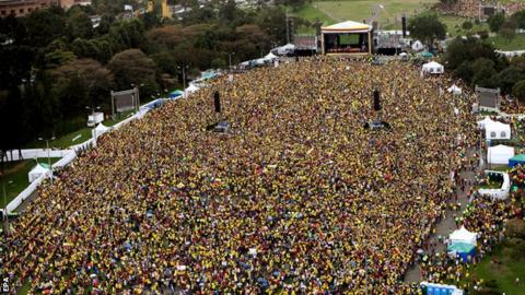Colombia fans