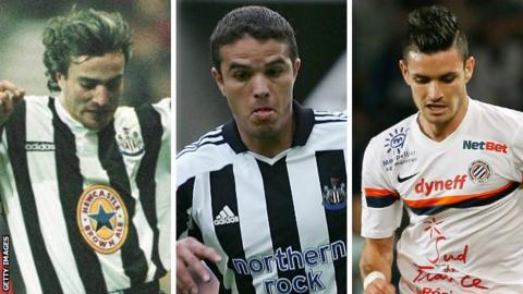 David Ginola, Laurent Robert and Remy Cabella