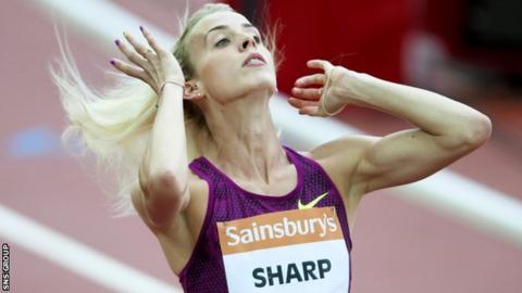 Lynsey Sharp is only the second Scottish woman to run under two minutes for 800m