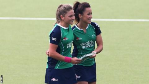 Chloe Watkins earned her 100th Irish cap at the age of 22