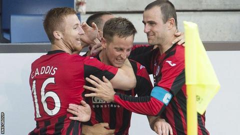 St Johnstone took the lead in Switzerland after being under the cosh in the first half