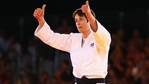Scottish judo player Sarah Clark