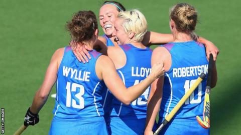 Scotland players celebrate