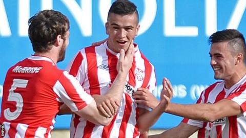 Michael Duffy celebrates