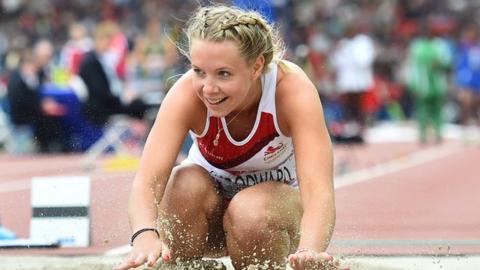 Bethy Woodward wins para-sport long jump silver