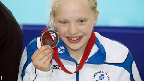 Scottish bronze medallist Erraid Davies