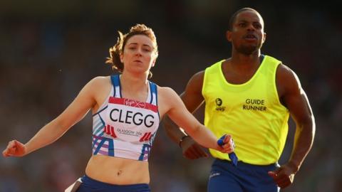 Scotland's Libby Clegg wins Para-sport T11/12 100m