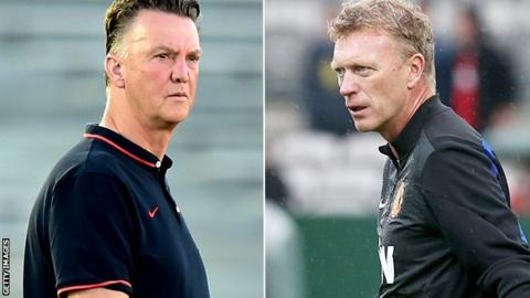 Man Utd: Louis van Gaal & David Moyes - how they differ - BBC Sport