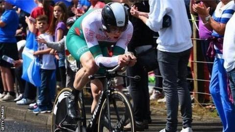 Michael Hutchinson is competing in his fourth Commonwealth Games