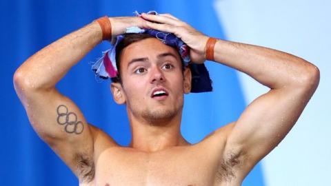 England diver Tom Daley at the 2014 Commonwealth Games in Glasgow
