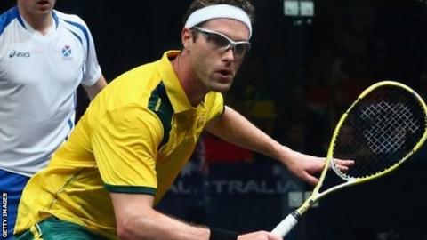 Australian squash player David Palmer