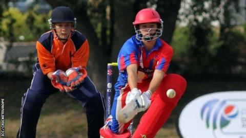 Jersey taking on the Netherlands