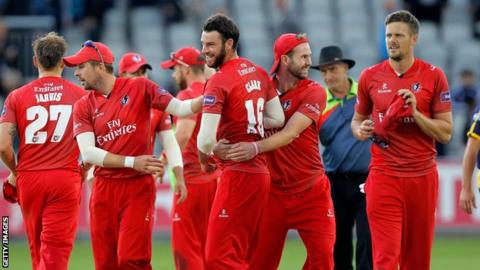 Lancashire celebrate