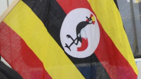 A Ugandan flag