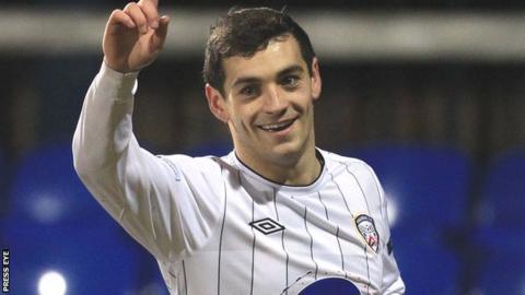 David McDaid of Coleraine