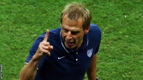 USA manager Jurgen Klinsmann